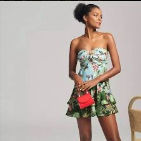 Brand New Beautiful BHANUNI BY JYOTI TWIST-FRONT DRESS - Picture 7 of 11